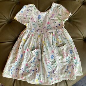 Mila and Rose Floral Knit Jersey Dress, 3T